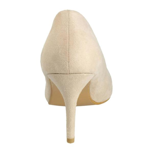 Spot On Ladies Spot On Wide Fit 8cm High Heel Court Shoes F90148