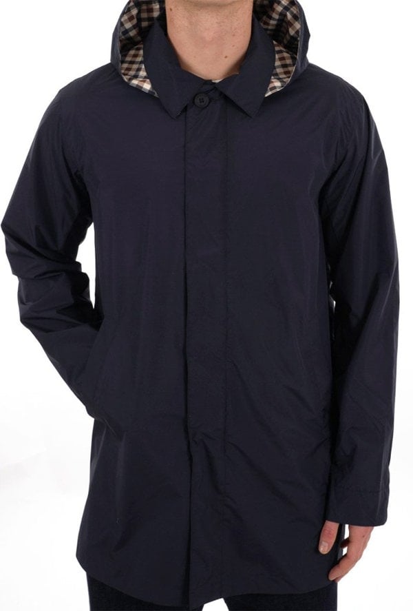 Aquascutum Men's Packable Trench Coat