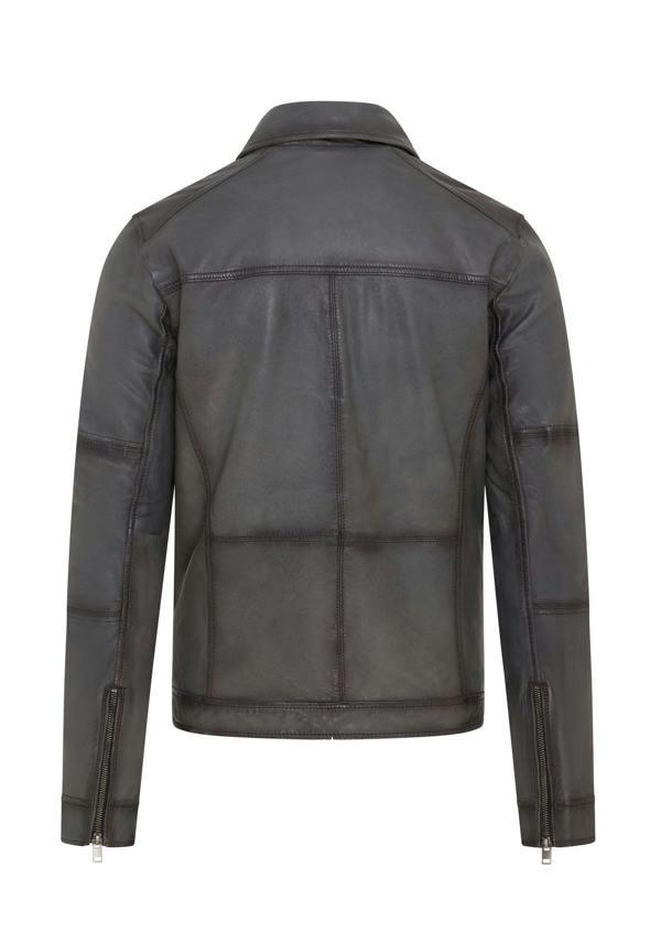 Infinity Leather Mens Classic Leather Biker Jacket - Bettles