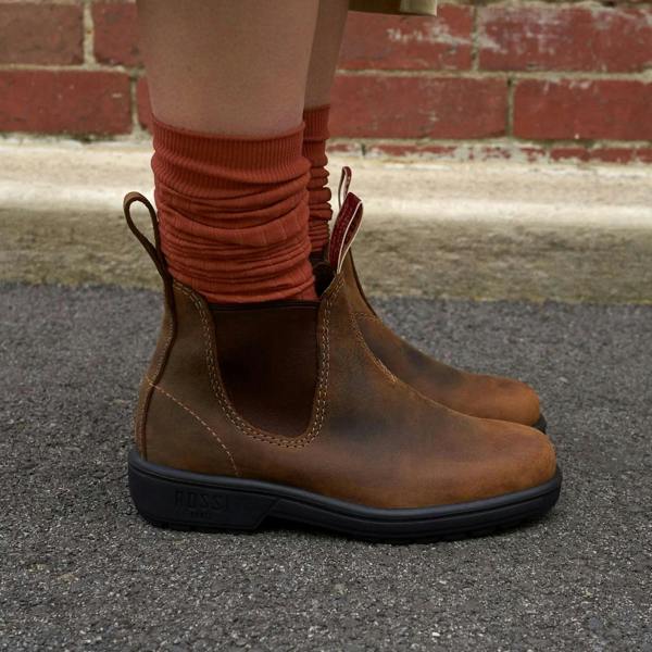 Rossi Boots Rossi 303 Endura Tan Brown Leather Chelsea Boots