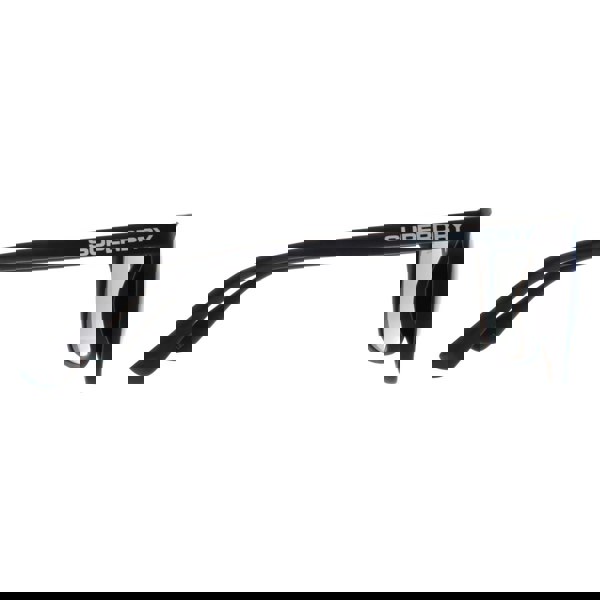 Superdry Sunglasses Shockwave 187 Rubberised Black and Blue Violet Blue Mirror