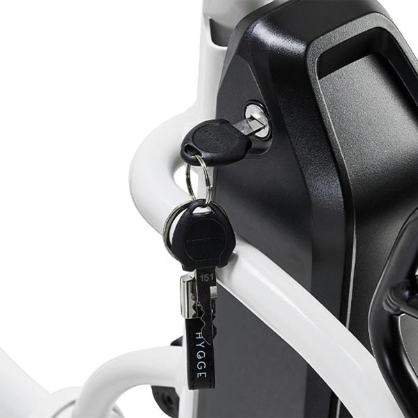 Hygge Bikes Vester Step 2026 - Folding Fat Tyre E-Bike 48V 14Ah - Heron White