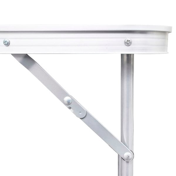 Berkfield Foldable Camping Table Height Adjustable Aluminium 120 x 60 cm
