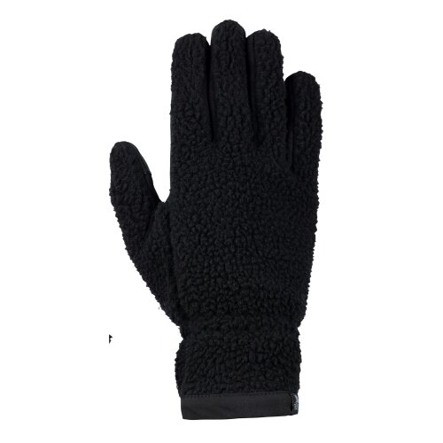 Trespass Unisex Adult Ainslee Sherpa Fleece Gloves - Black - Black - 100% Polyester