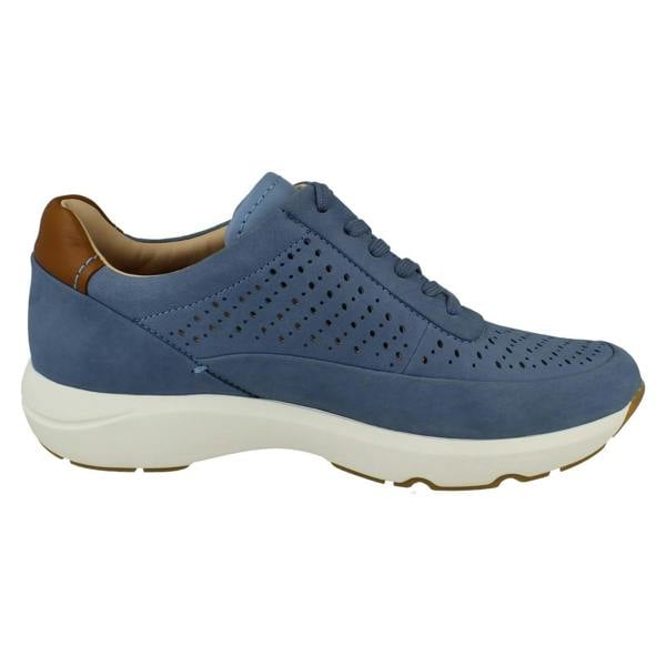 Clarks Ladies Clarks Punched Hole Detailed Summer Shoes Tivoli Grace