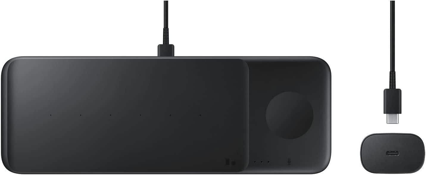Samsung Black 9W Qi Wireless Charger Trio with EU Plug - EP-P6300TBEGEU