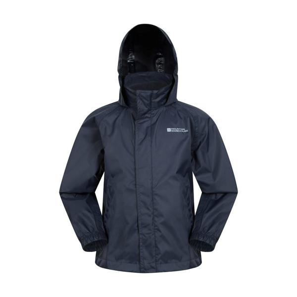 Mountain Warehouse Childrens/Kids Pakka II Waterproof Jacket - Dark Blue