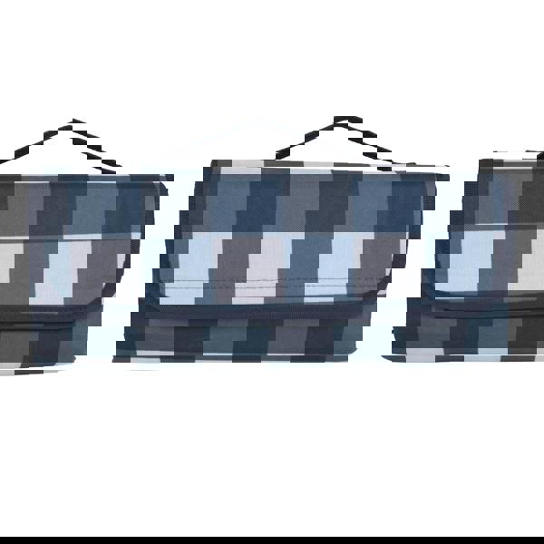 Mountain Warehouse Checked Picnic Blanket - Corn Blue - 