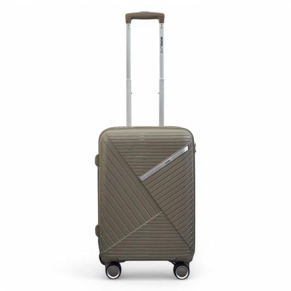 Infinity Luggage Robust PP Hard Shell 8 Wheels Luggage Travel Holiday Cabin Suitcase Set