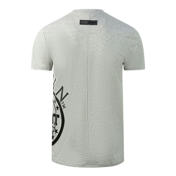 Plein Sport Side Logo T-Shirt - Grey