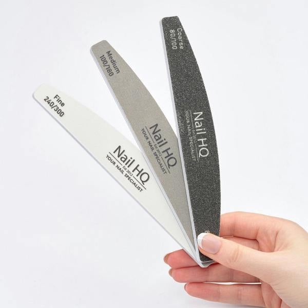 Nail HQ Ultimate Nail Shape & Finish Set - 3 Pack