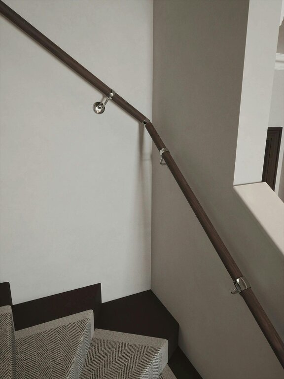 Handrails Direct Wroxall Ebony Single-Winder Handrail