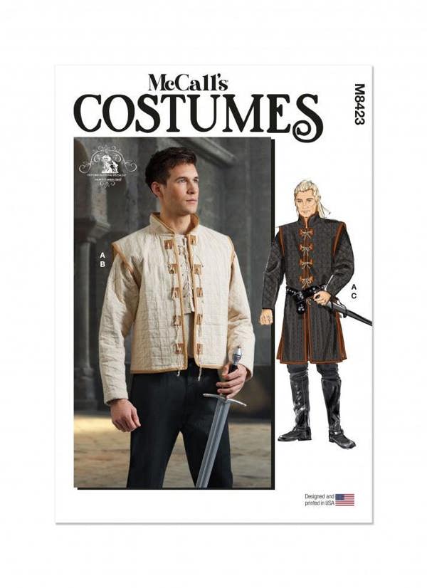 McCalls 8423 Paper Sewing Pattern – Men's Costume, Easy