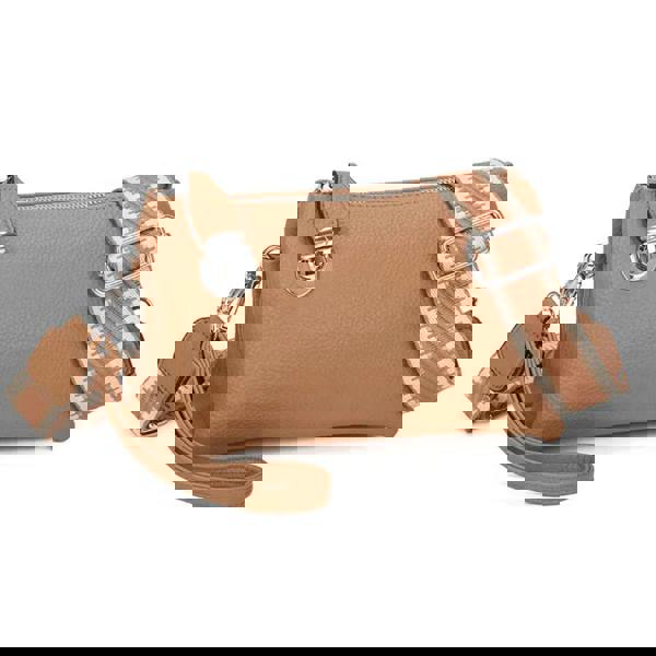 Love EMVY Embolden Collection Faux Leather Crossbody Bag with Wrist Strap