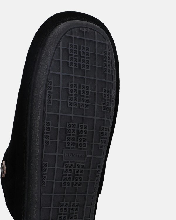 Hunter Mens Mule Slipper - Black