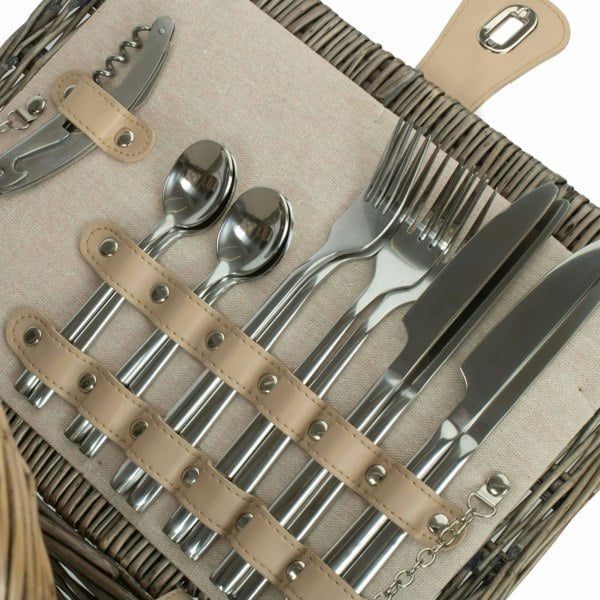 4 Person Traditional Picnic Basket