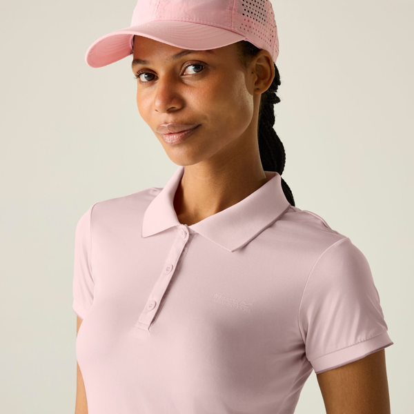 Regatta Womens Remex II Polo Neck T-Shirt - Powder Lilac