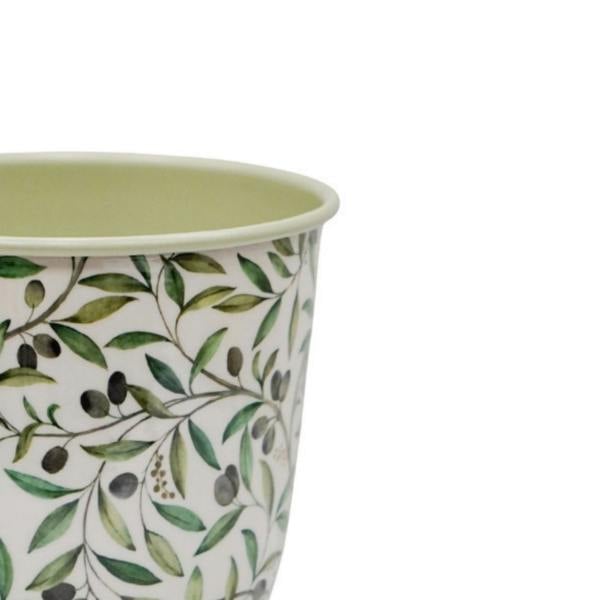 Ivyline Maisie Vintage Olive Metal Planter Set of 2