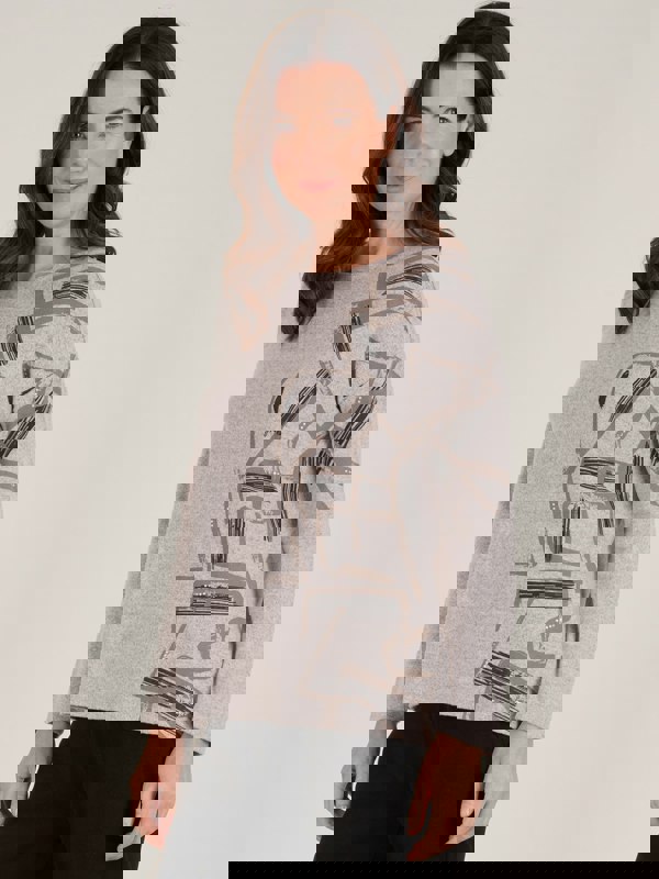 TIGI-Wear Placement Print Top