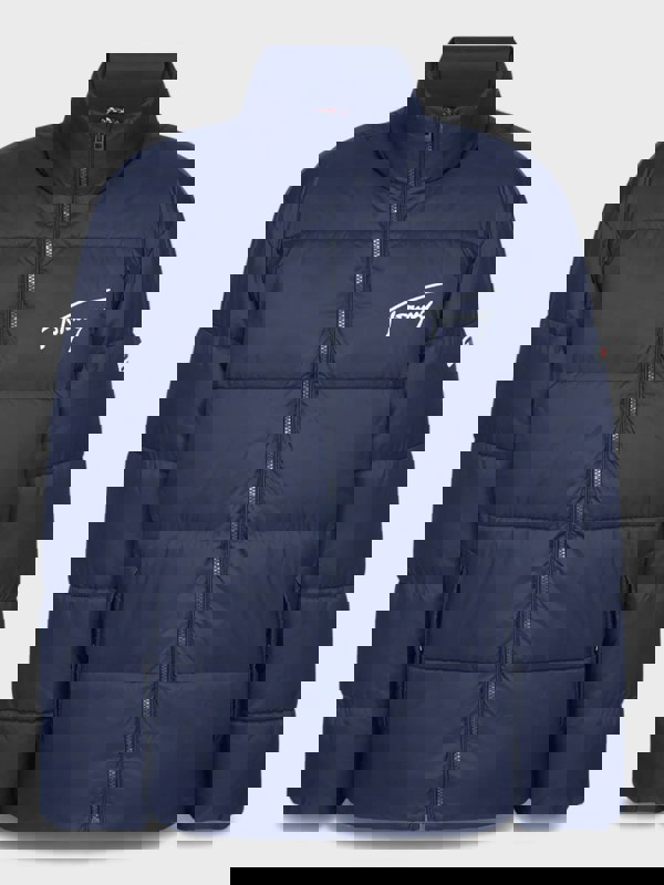 Tommy Jeans Signature Modern Puffer Jacket Twilight Navy