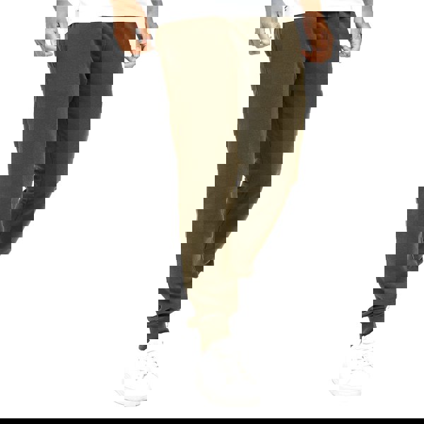 Crosshatch Mens Mayview Jogging Bottoms - Dark Olive