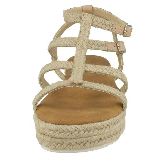 Savannah Ladies Savannah Platform Rope Sandals