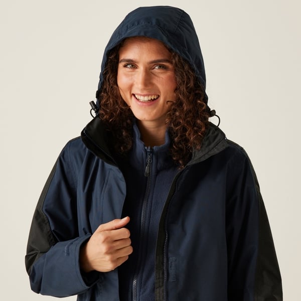 Regatta Women's Defender III 3-In-1 Jacket (Waterproof & Windproof) - Navy / Black