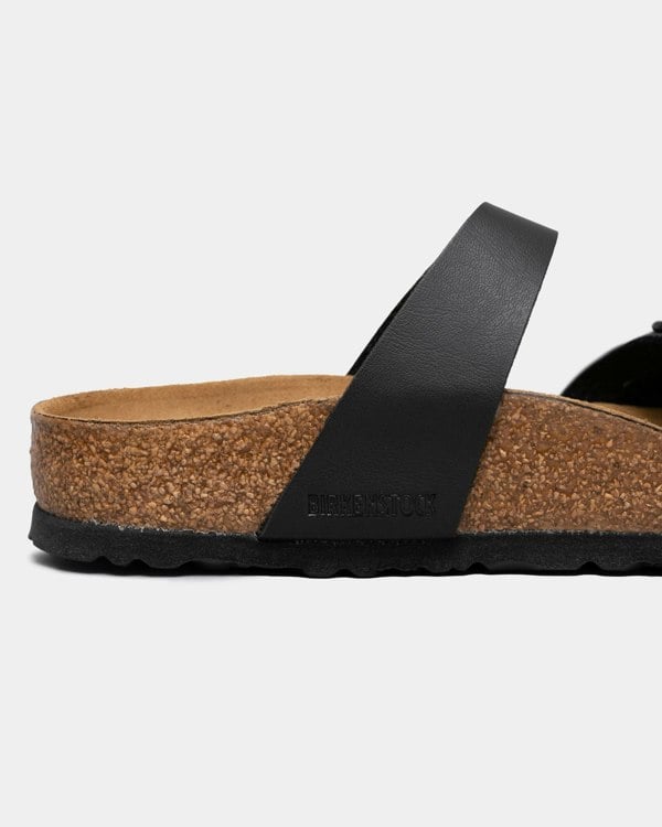 Birkenstock Mayari Birko Flor Womens Sandals - Black - CHO - Designer Womens Sandals