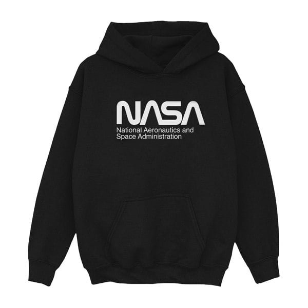 NASA Boys Aeronautics And Space Hoodie - Black