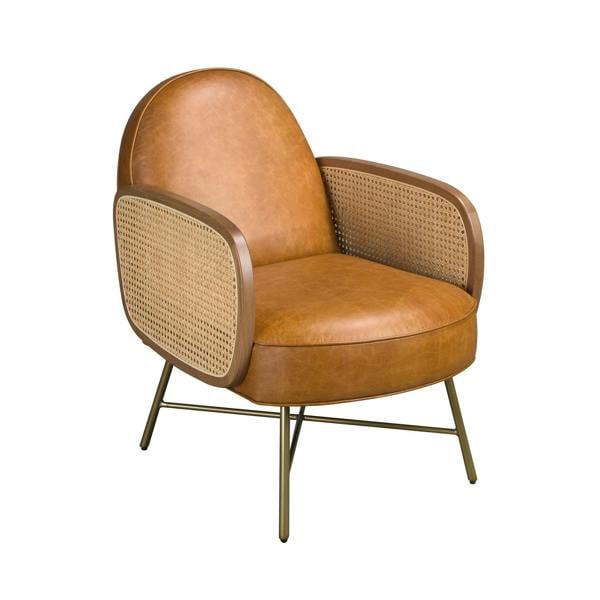 Angel Cerdá Brown Leather Armchair 5162