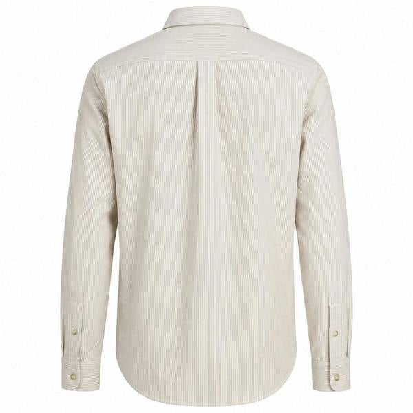 Jack And Jones Mens Long-Sleeved Shirt - Crockery - 