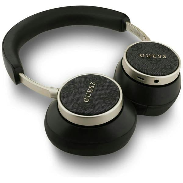 Guess 4G Classic Logo Bleutooth Wireless On Ear Headphones Black - GUBHC15P4MRSCK