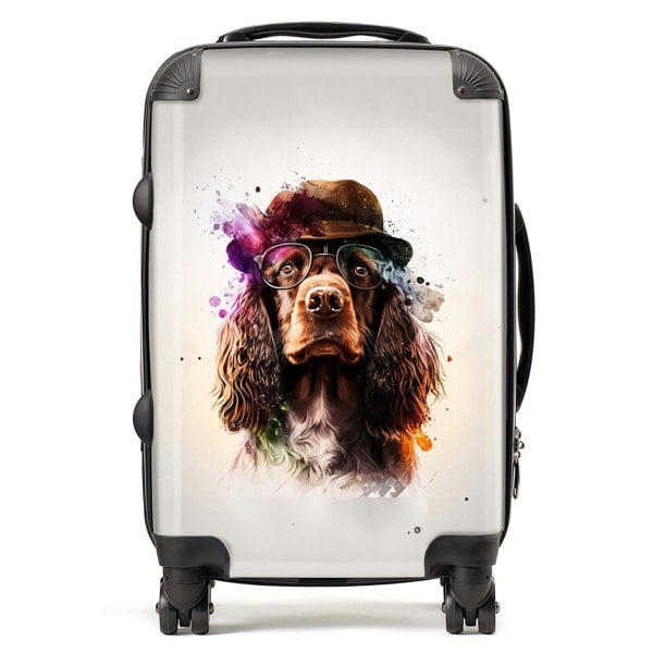 Warren Reed English Cocker Spaniel Splashart Suitcase