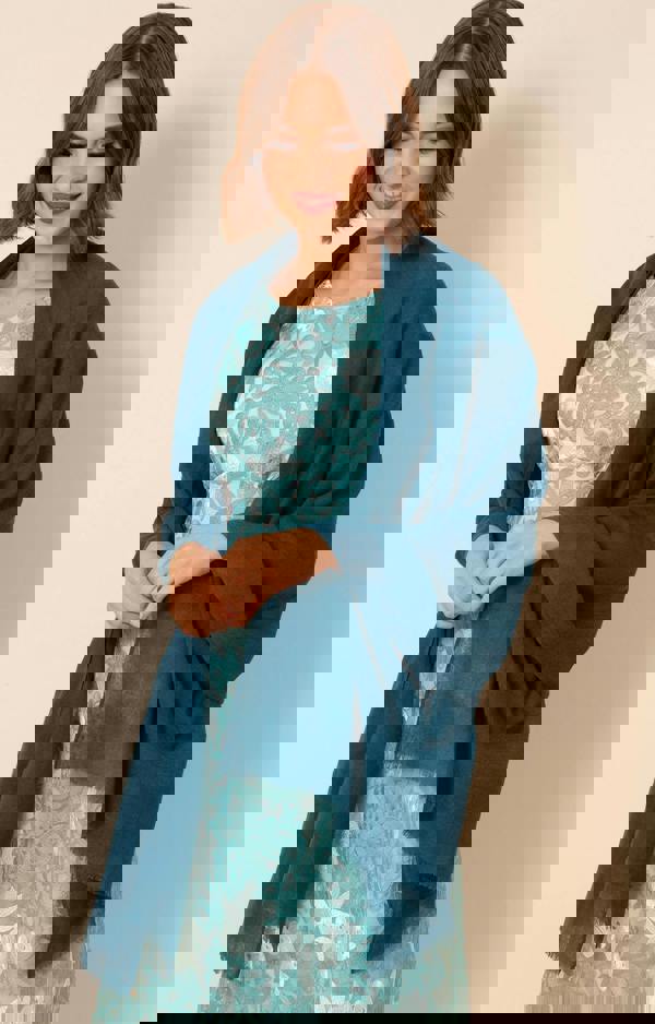 Alie Street London Charlotte Lace Dress - Antique Aqua