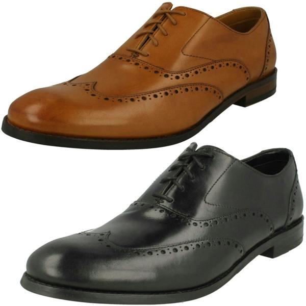 Clarks Mens Clarks Brogue Detailed Lace Up Shoes Edward Walk