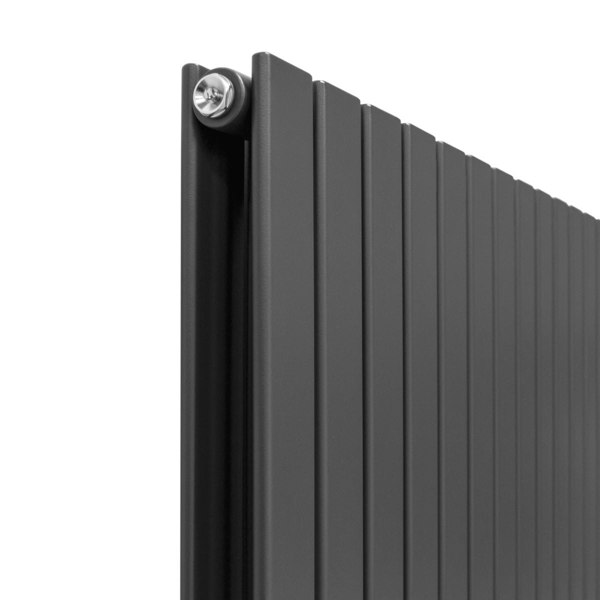 Designer Flat Panel Radiator - Anthracite Grey (1600mm x 700mm)