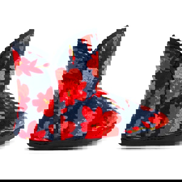 VIVA Polar Women's Memory Foam Faux Fur Rubber Sole Cosy Slippers