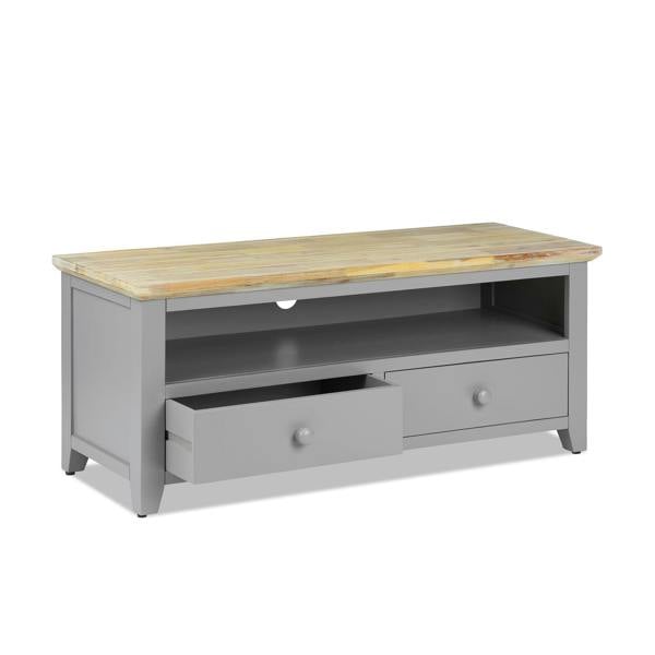Florence Wooden TV Stand With 2 Drawers and Shelf