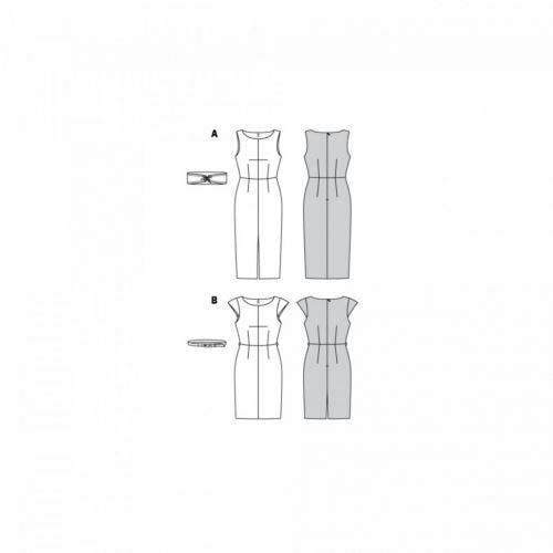 Burda Sewing Pattern 6320 Dresses For Women, 8 to 18 - Intermediate