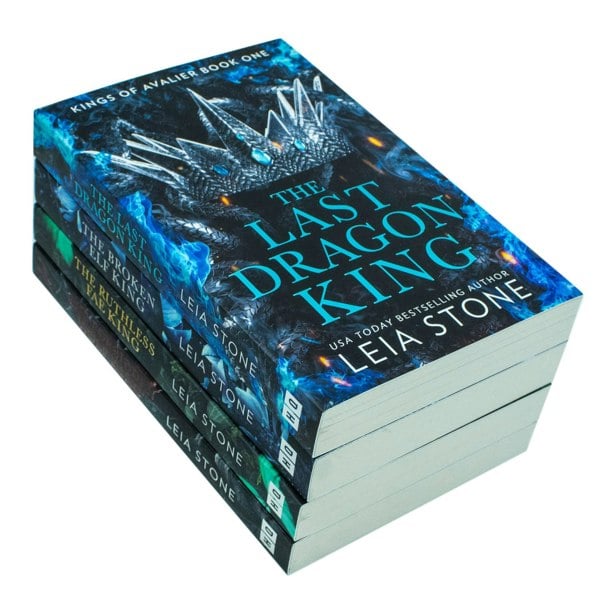 Leia Stone 4 Book Set The Last Dragon King, The Broken Elf King & more