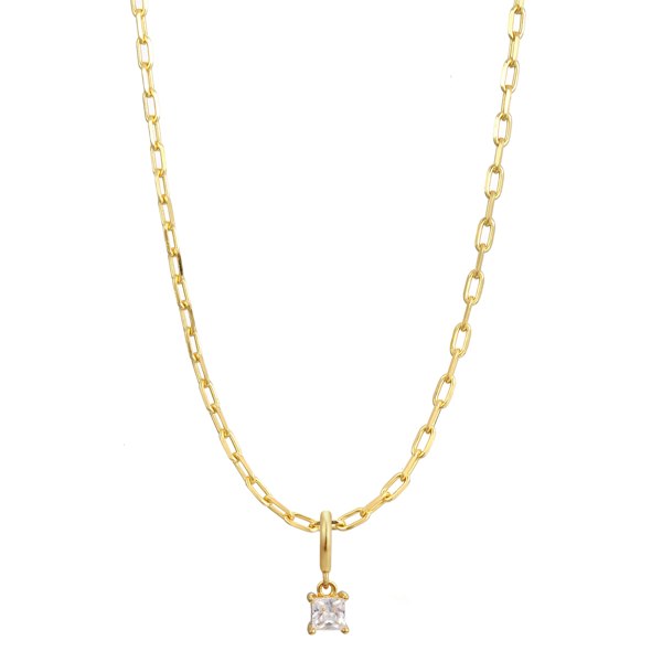 Gold Trip April Birthstone Necklace