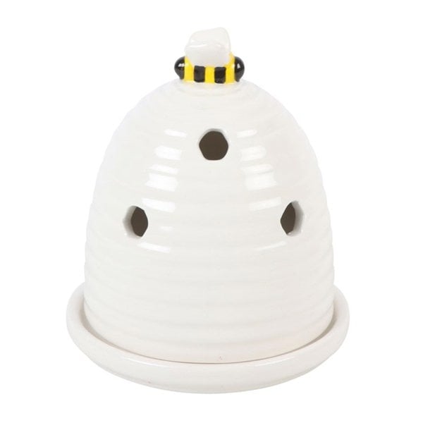 Serano White Beehive Incense Cone Holder