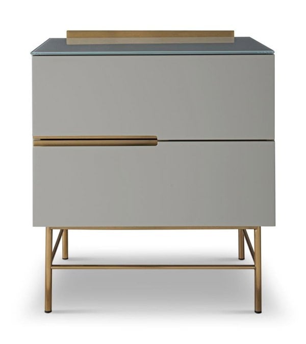 Two Drawer Narrow Chest by Gillmore
