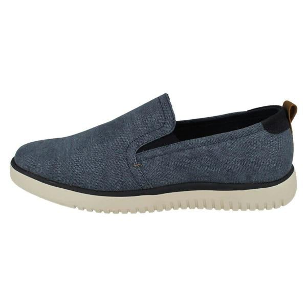 Hush Puppies Mens Hush Puppies Lightweight Canvas Shoes Danny Slip On