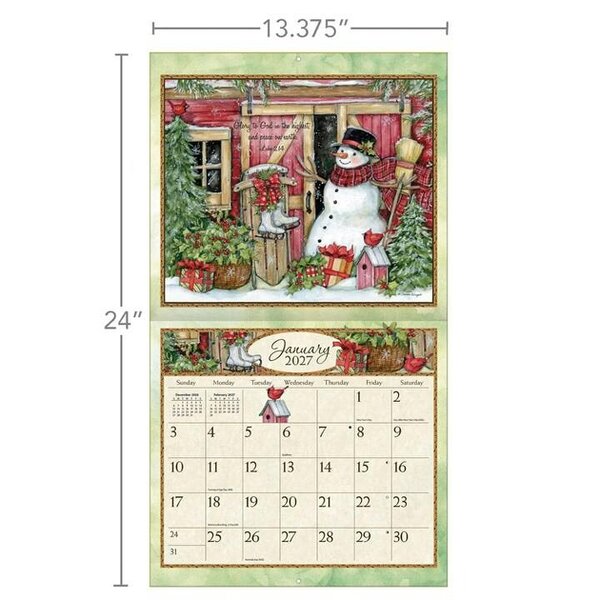 Susan Winget, Bountiful Blessings Deluxe Calendar 2027, Deluxe Calendars, Month To View, Lifestyle, Gift