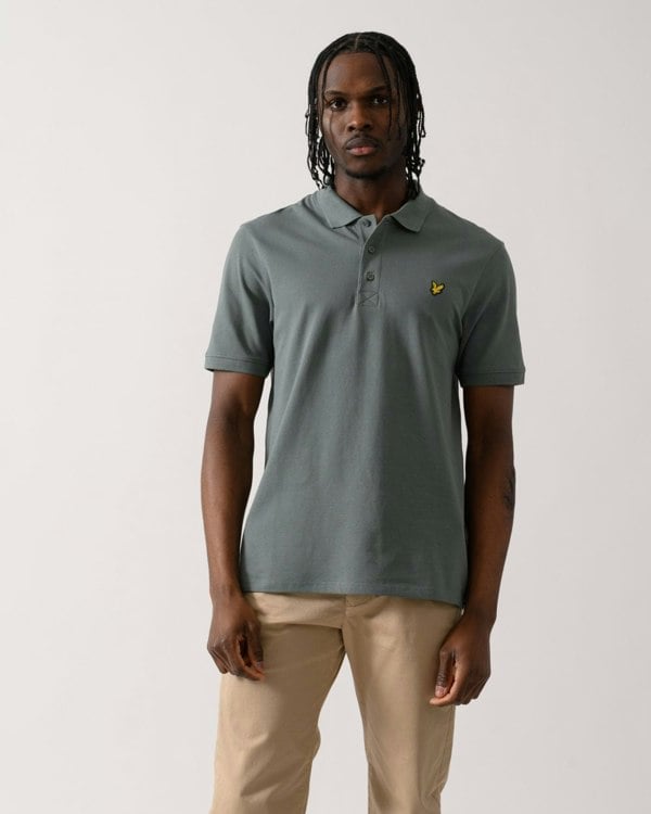 Lyle & Scott Plain Mens Polo Shirt SP400VOG - X583 Green Mercurial