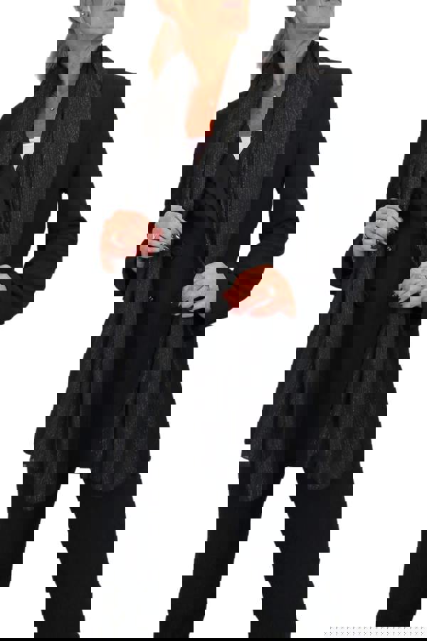 Paulo Due Silk Blend Scarf with Metallic Threads