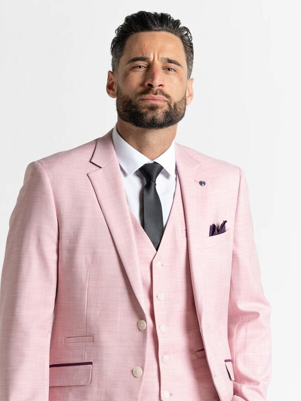 V2 Classic Henry - Rose Three Piece Suit