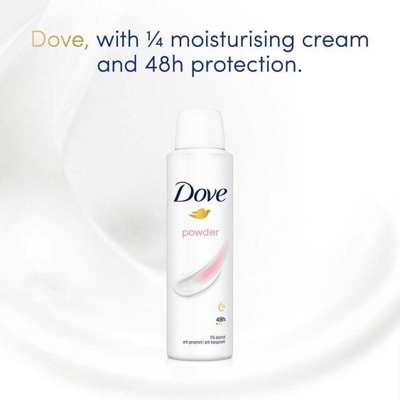 Dove Powder Anti-Perspirant with 48H Sweat Protection Deo for Women, 24x150ml