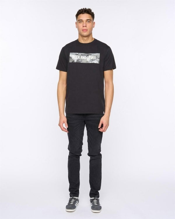 Duck and Cover Wayfirth T-Shirt - Black